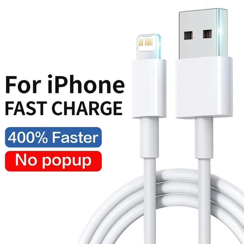 30W PD Fast Charging USB Cable For iPhone 11 12 13 Pro XS Max 7 8 14 Plus X XR SE Rapid Charge USB C Charger Data Line 1m 2m 3m