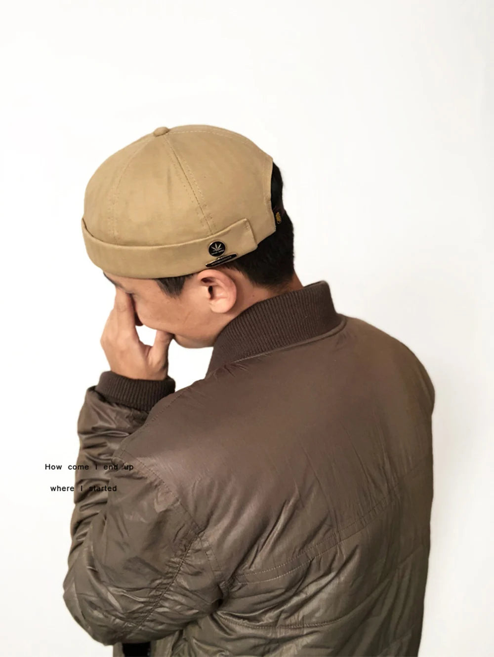 Fashion Men Women Docker Brimless Caps Hat Retro Maple Leaf Icon Melon Beanie Hats Outdoor Street Style Spring Summer Skullcap