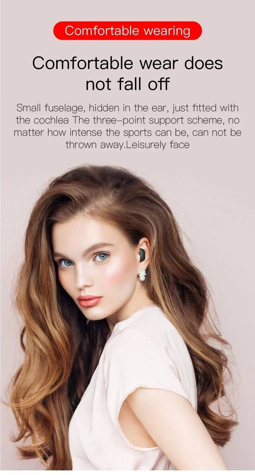 TWS E6S Wireless Earbuds Bluetooth Headphones Wireless Bluetooth Earphones  Noise Cancelling Earphones with Mic