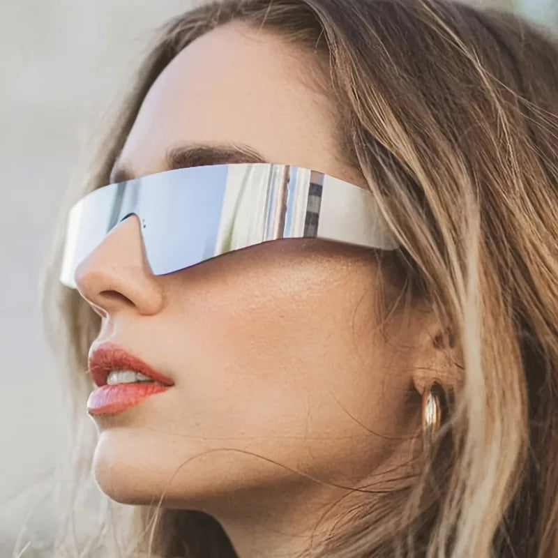 Fashionable Punk Sports Goggles With A Techy And Spicy Style, Featuring A Frameless Design Popular In Europe And America.