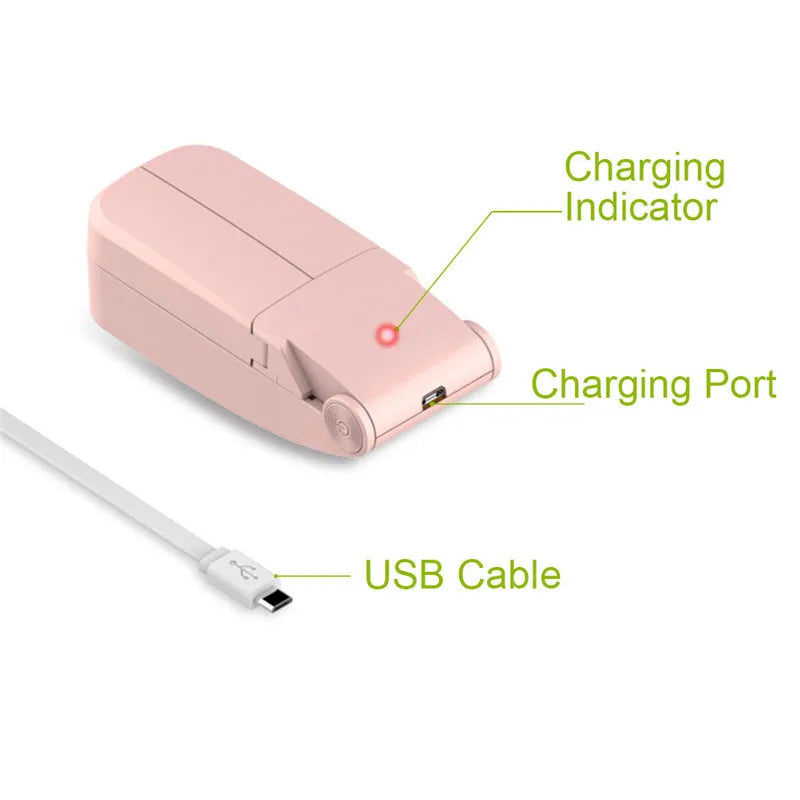 Usb Mini Fold Fan Electric Portable Hold Small Air Cooler Originality Charging Household Electrical Appliances Desktop Ventilado