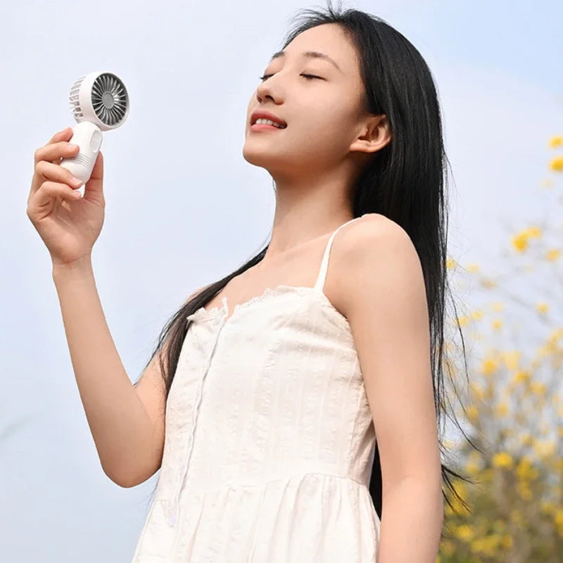 Mini Portable Fan USB Charging 3-speed - Handheld Fan for Men and Women Suitable for Office, Outdoor Travel, and Camping