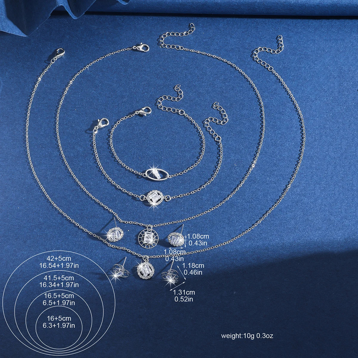 European and American cross-border popular gentle jewelry necklace earrings bracelet necklace accessories