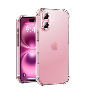Shockproof Phone Silicone Soft Case For iPhone 16 15 14 13 12 11 Pro Max Plus Mini Clear Back Cover Ultra Thin TPU Shell Luxury