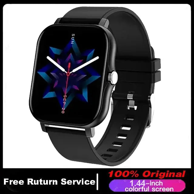 Smart Watch For Men Women Gift 1.44 inch Full Touch Screen Sport Fitness Watches BT Call Digital Smartwatch Wristwatch 2024 New