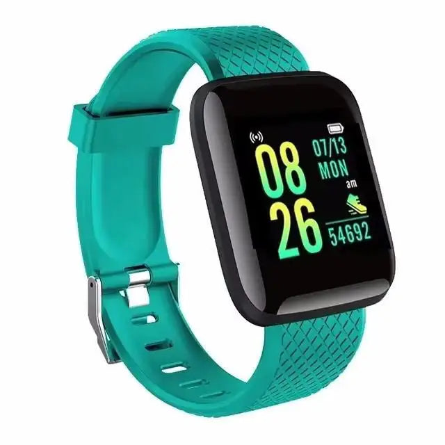 Smart Watch Sport Fitness Bracelet Control Music Message Display Pedometer Bluetooth Connect Smartwatch 116 Alarm Clock Weather