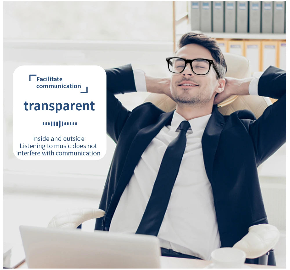 Smart Glasses with AI Navigation Listen Songs Bluetooth Call Voice Assistant Remote Camera Translate Language Smart Sunglasses