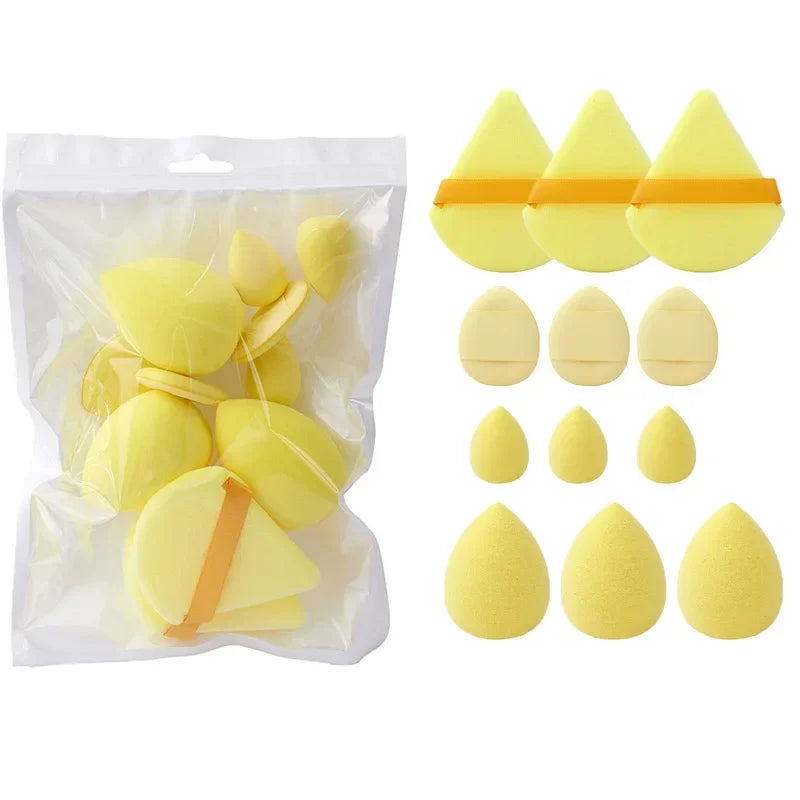 12Pcs Makeup Sponge Blender Beauty Egg Soft Cosmetic Puff Foundation Sponges Powder Puff Women Beauty Tools Make Up Accessories