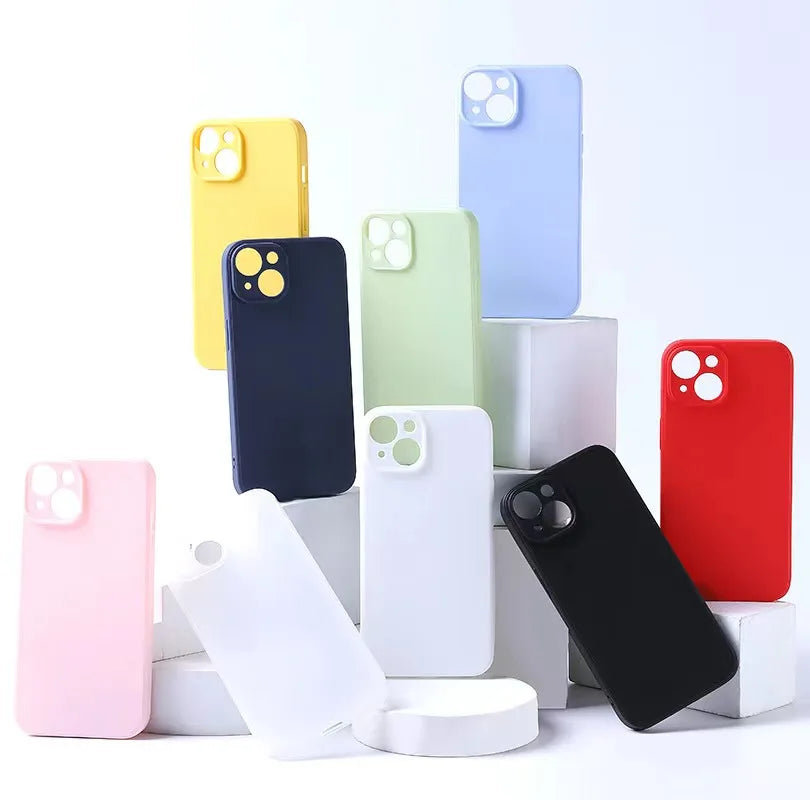 Liquid Silicone Phone Case for iPhone 11 12 13 14 15 16 Plus 16 Pro Max 13 Mini Soft Candy Cover Fundas