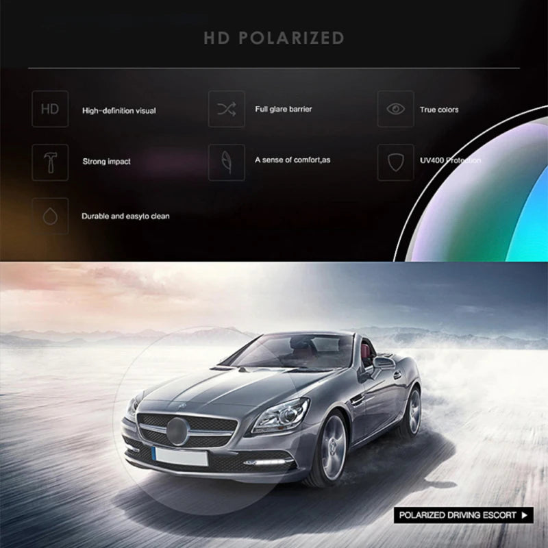 Fashion Classic Polarized Sunglasses Men Women Square Sun Glasses Anti-glare Goggle Travel Fishing Cycling Sunglasses UV400