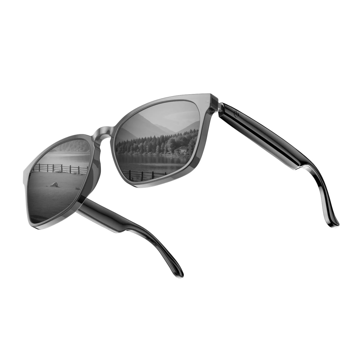 AI translation smart glasses with photochromic properties, Bluetooth for music playback and calls, multi-functional audio for dr