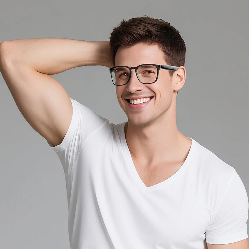 AI Translation Smart Glass Photochromic Bluetooth Wireless Hands-Free Communication Audio Multifunctional Driving Smart Glasses