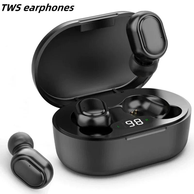 TWS E6S Wireless Earbuds Bluetooth Headphones Wireless Bluetooth Earphones  Noise Cancelling Earphones with Mic