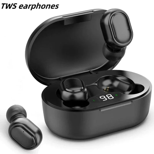 TWS E6S Wireless Earbuds Bluetooth Headphones Wireless Bluetooth Earphones  Noise Cancelling Earphones with Mic