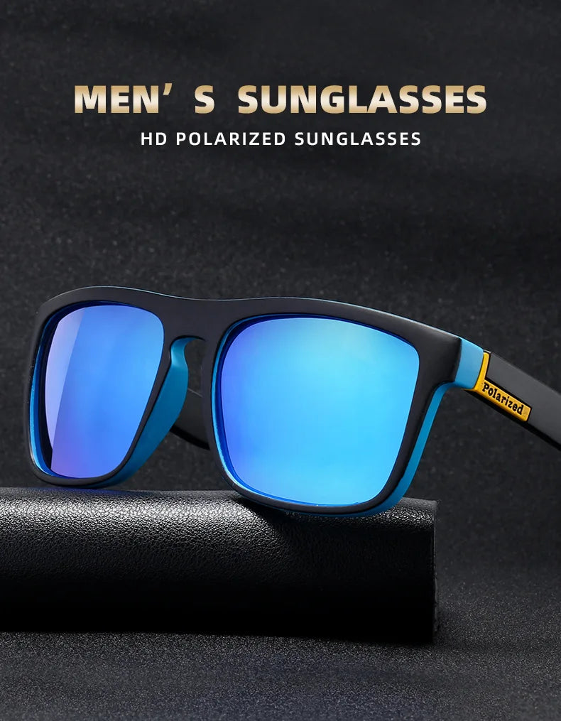 Fashion Square Vintage Polarized Sunglasses Men Women Retro Driving Fishing Luxury Brand Designer Sun Glasses UV400 Eyewear Очки