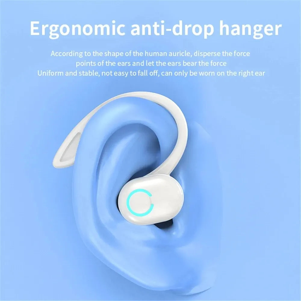 TWS Bluetooth 5.2 Ear Hook Wireless Earphone True Headphones Mini Handsfree Waterproof Sport Music Headset Single Right Earbuds