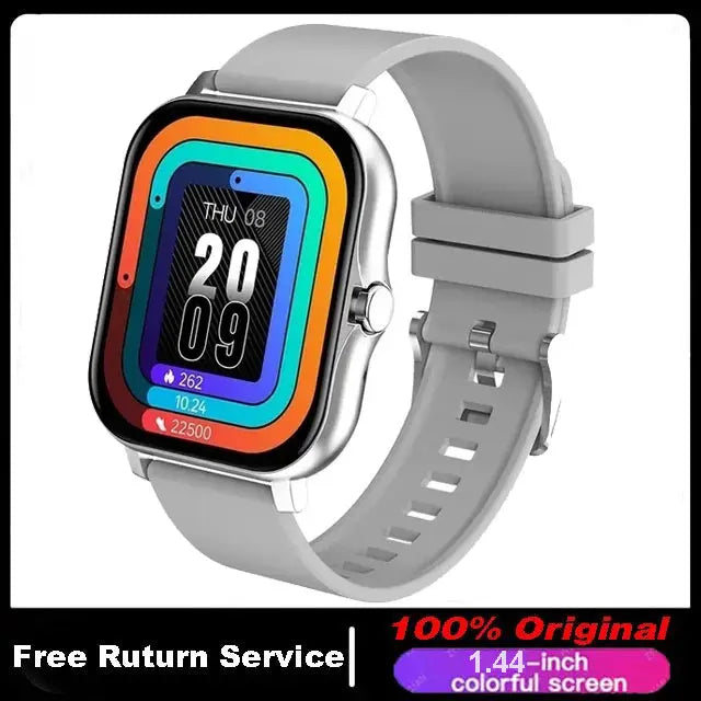Smart Watch For Men Women Gift 1.44 inch Full Touch Screen Sport Fitness Watches BT Call Digital Smartwatch Wristwatch 2024 New