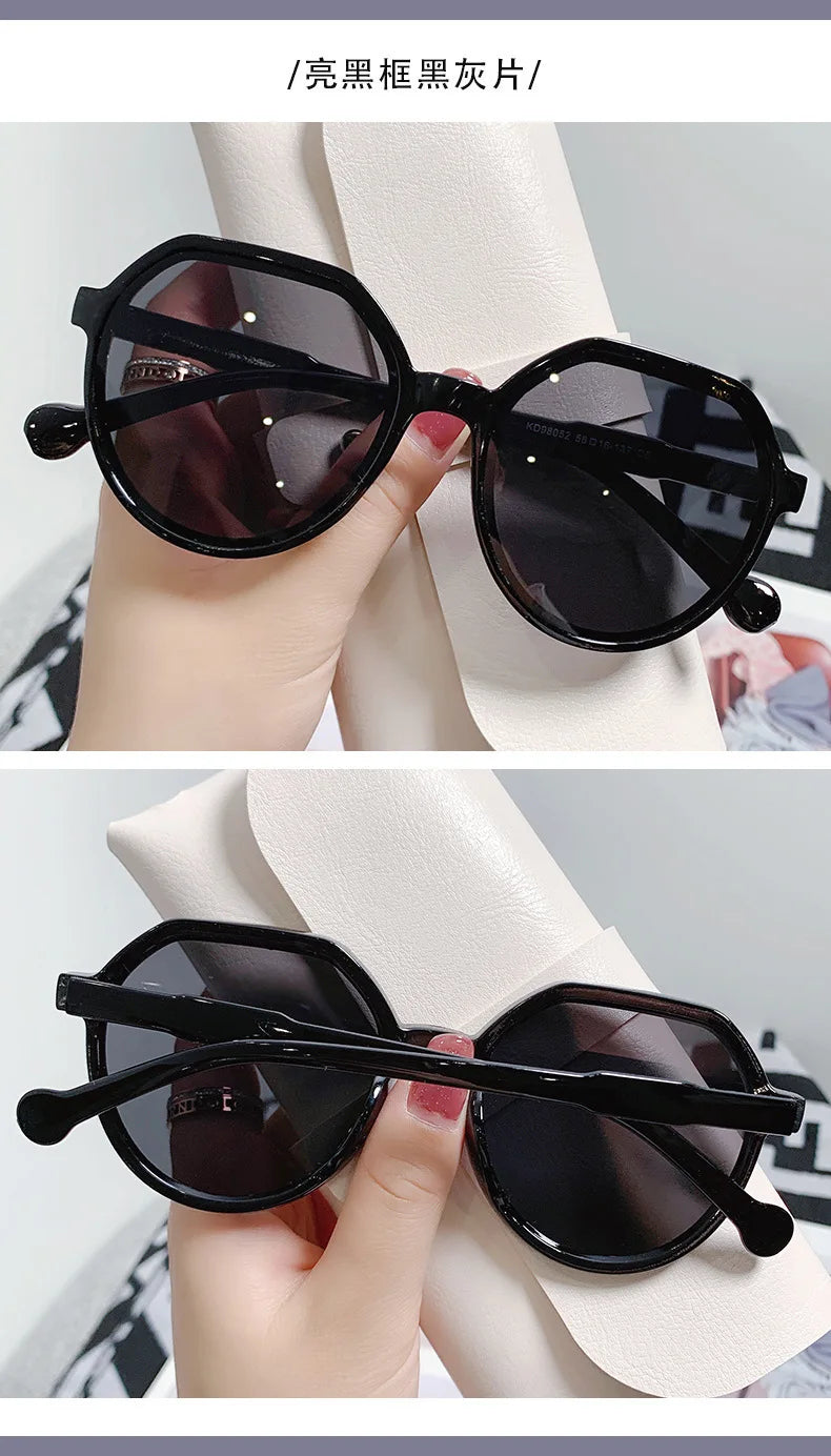 Sunglasses for Women Geometry Shape Frame Fashion Glasses Vintage Big Sunshades Shades Очки Солнечные Женские Очки 선글라스