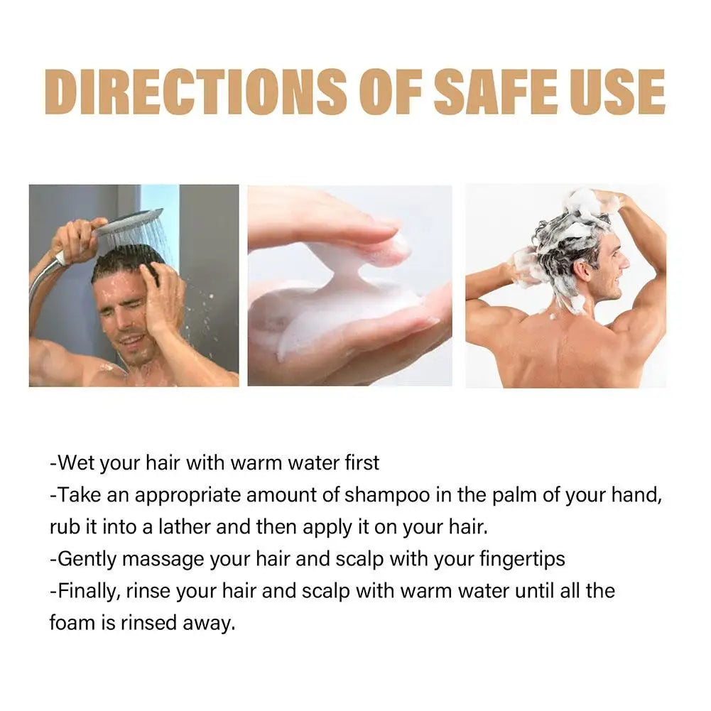 Hair Loss Treatment Shampoo Promotes Growth, Strengthens Roots, Repairs Scalp, Anti-Thinning & Moisturizing Thickening Hair Care