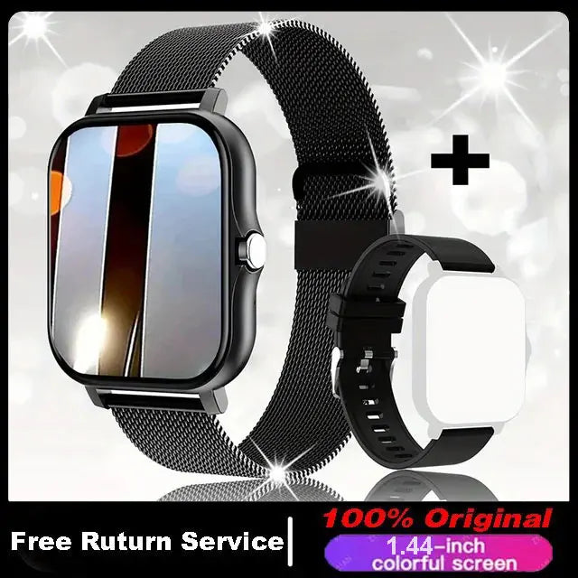 Smart Watch For Men Women Gift 1.44 inch Full Touch Screen Sport Fitness Watches BT Call Digital Smartwatch Wristwatch 2024 New