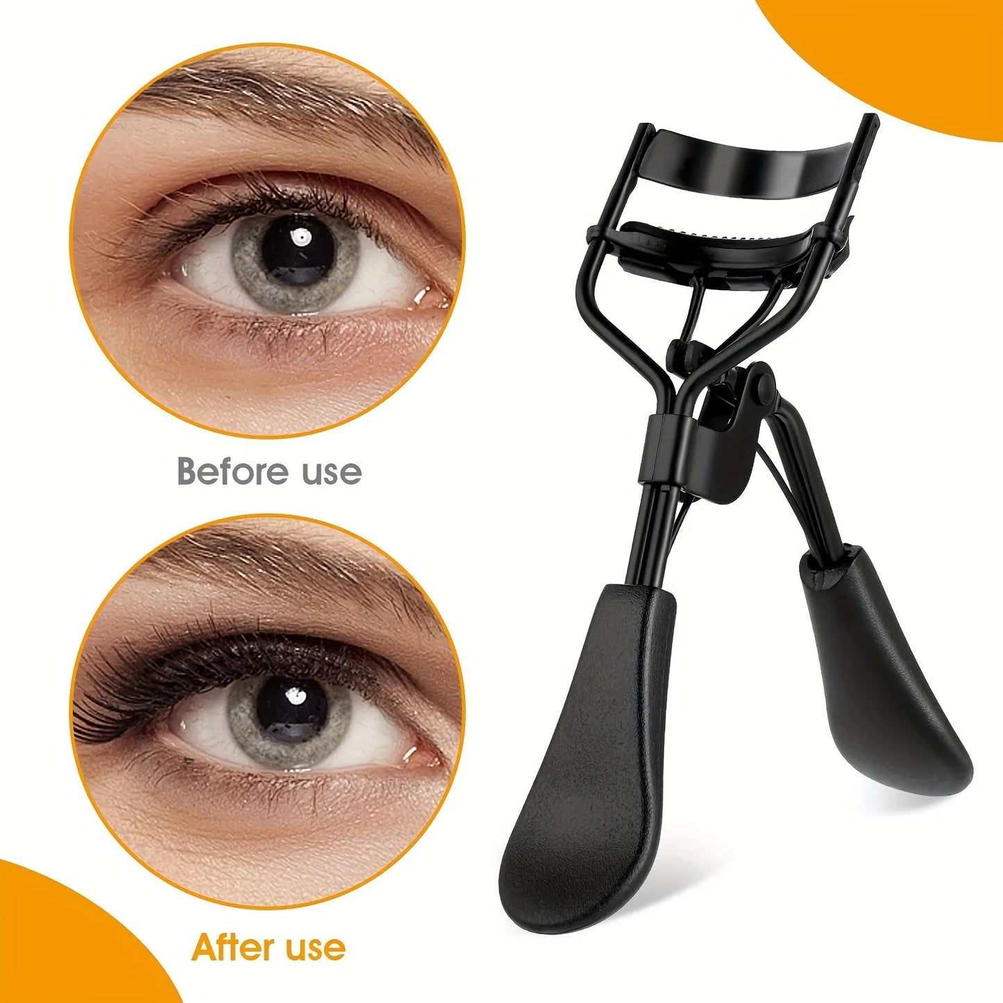 11/16PCS Eyelash Curler with 10pcs Replacement Pads Women Professional Eyelashes Curling Tweezers Clips Lasting Eye Makeup Tools