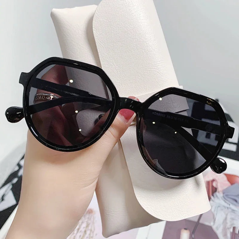 Sunglasses for Women Geometry Shape Frame Fashion Glasses Vintage Big Sunshades Shades Очки Солнечные Женские Очки 선글라스