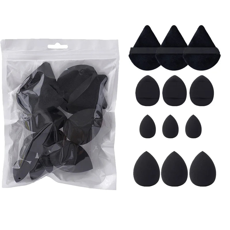 12Pcs Makeup Sponge Blender Beauty Egg Soft Cosmetic Puff Foundation Sponges Powder Puff Women Beauty Tools Make Up Accessories