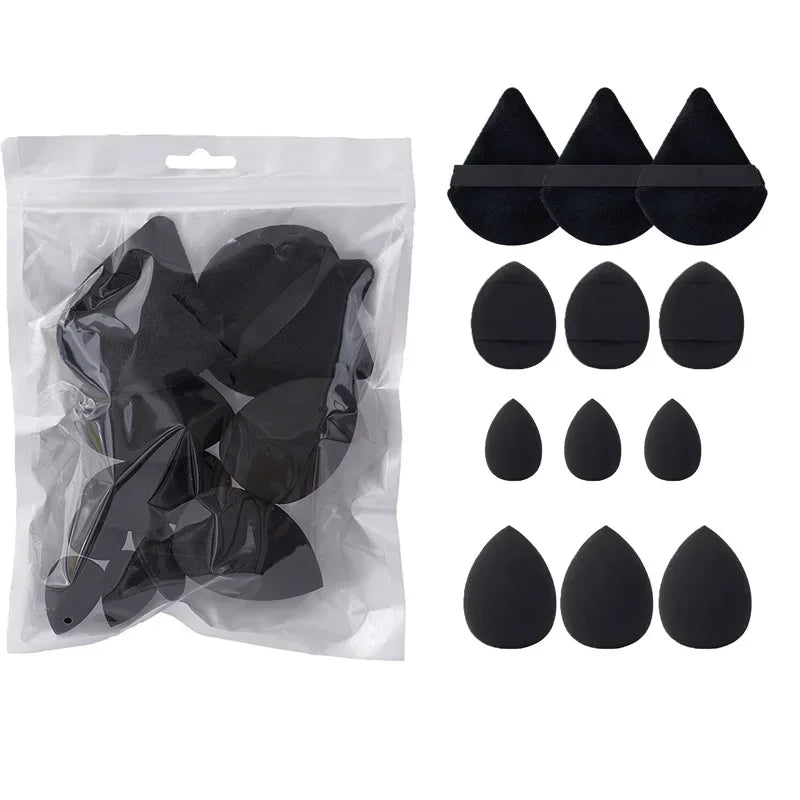 12Pcs Makeup Sponge Blender Beauty Egg Soft Cosmetic Puff Foundation Sponges Powder Puff Women Beauty Tools Make Up Accessories