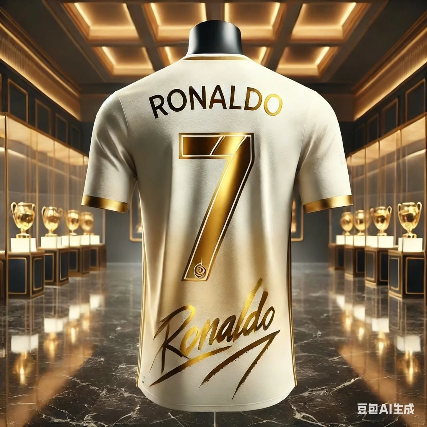 Football Star Ronaldo's Stylish Jersey  Fan Gift Daily Wear Outdoor Sports Breathable Children's/Adult Short-Sleeved