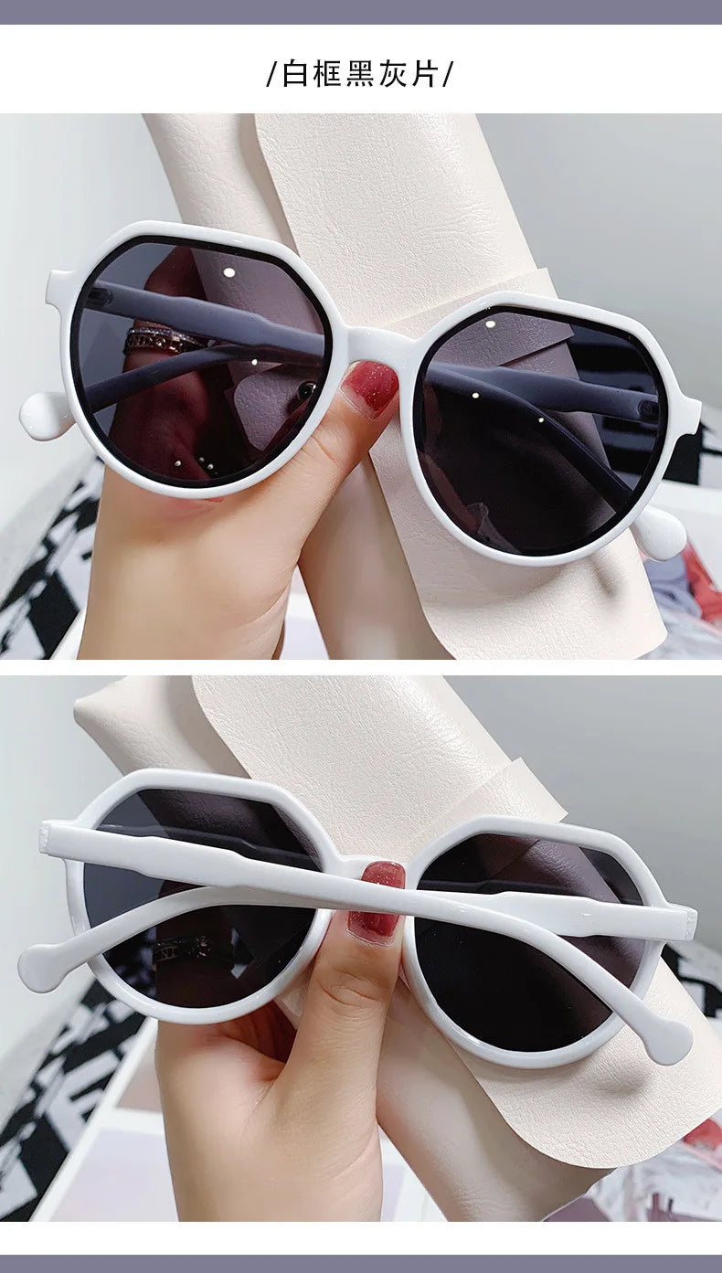 Sunglasses for Women Geometry Shape Frame Fashion Glasses Vintage Big Sunshades Shades Очки Солнечные Женские Очки 선글라스