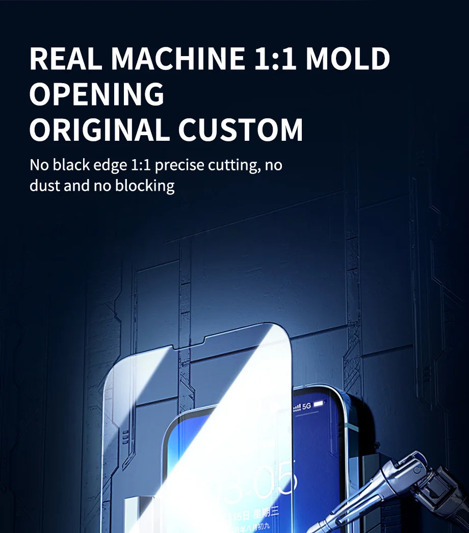 3Pcs Tempered Glass for iPhone 14 13 12 11 15 Pro Max Mini Screen Protector for iPhone 17 XR XS MAX 7 8 Plus 16 Protective Glass